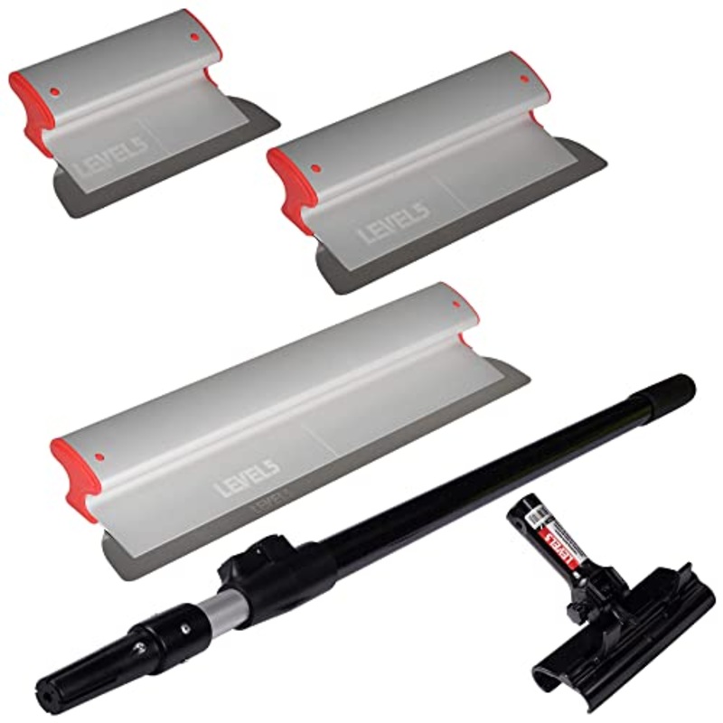 Level 5 Tools 5-440 Skimming Blade,10",16",24",Pole