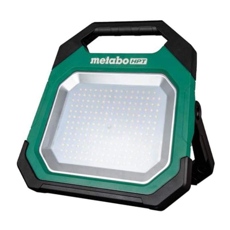 Metabo HPT 18V MultiVolt Cordless 10,000 Lumen LED Work Light, 15 Settings Adjustable Brightness, Portable Work Light with USB Charging Port, Water & Dust Resistant, Tool Body Only, UB18DDQ4
