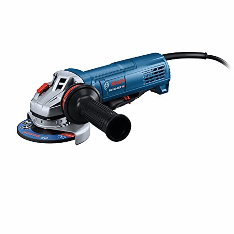 [ USED ] Bosch GWS10-450P 4-1/2 In. Ergonomic Angle Grinder with Paddle Switch