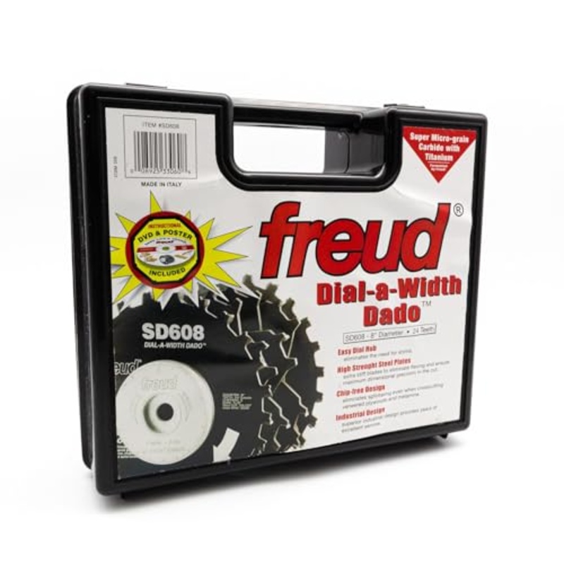 [ USED ] Freud SD608: 8" Dial-A-Width Stacked Dado Sets