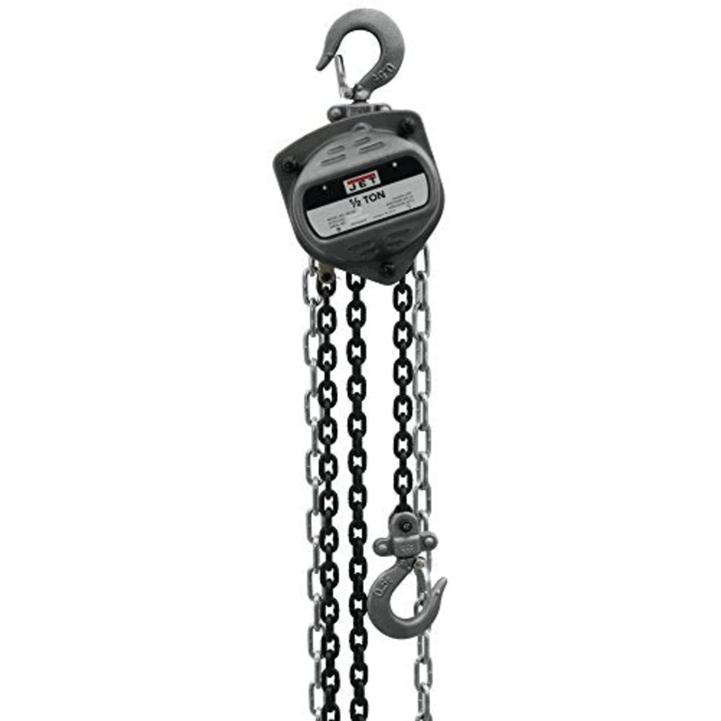 [ USED ] JET 1/2-Ton Hand Chain Hoist, 10' Lift (Model S90-050-10)