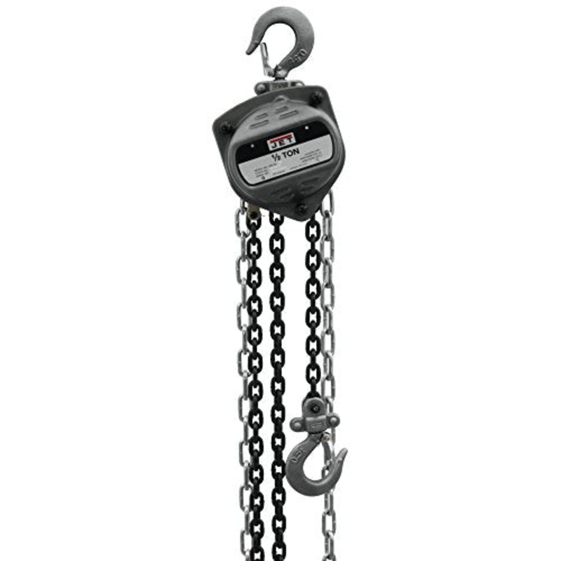 [ USED ] JET 1/2-Ton Hand Chain Hoist, 15' Lift (Model S90-050-15)