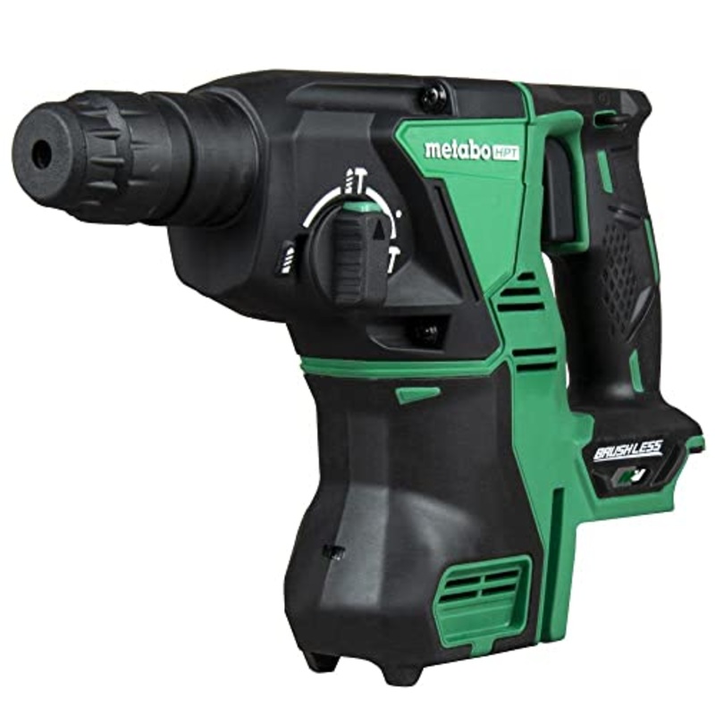 [ USED ] Metabo HPT 36V MultiVolt Cordless Rotary Hammer Drill (Tool Only - No Battery) | SDS Plus | 1-1/8-Inch | Reactive Force Control | 3 Modes | Optional AC Adapter | DH36DPAQ4