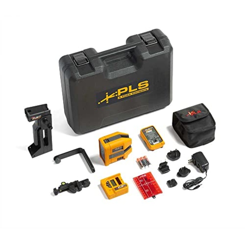 [ USED ] Pacific Laser Systems PLS 180R RBP SYS, Cross Line Red Laser System with Rechargeable Battery Pack, RBP System