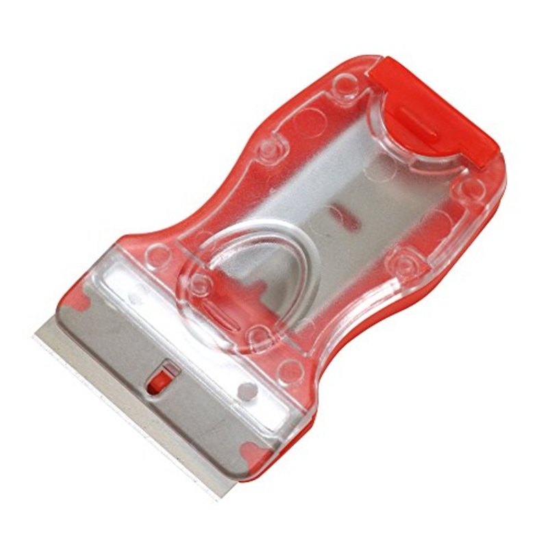 Warner Mini Glass Scraper & Blade Holder with 2-Blades, Box of 25, 102395
