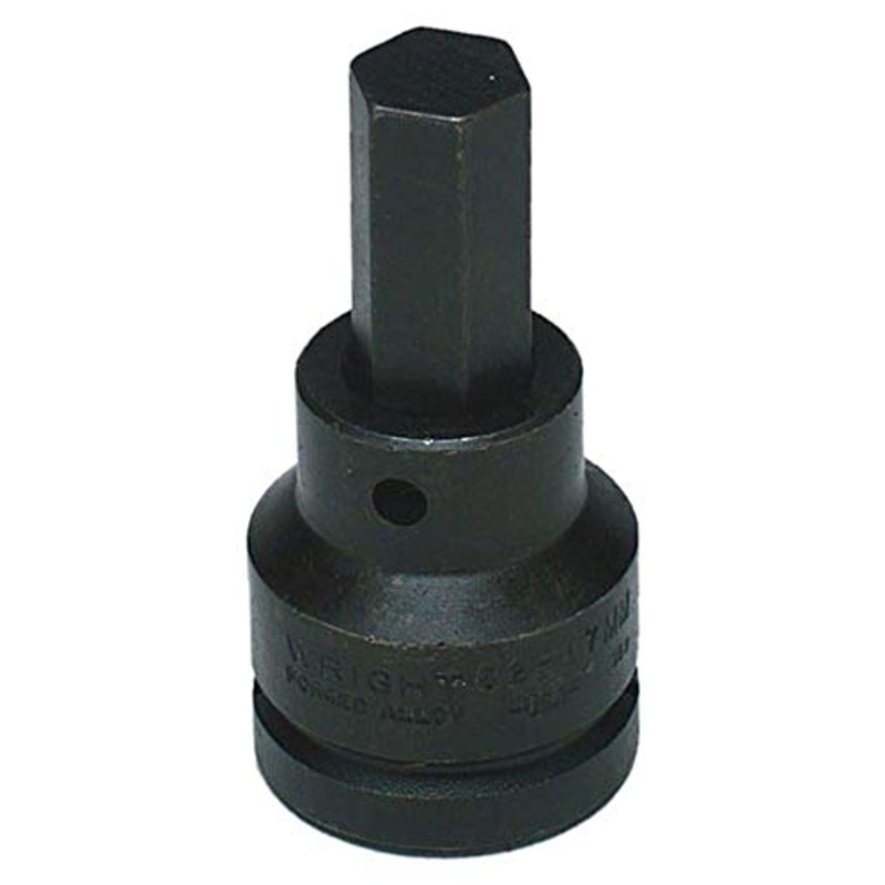 Wright Tool 62-17MM Metric Hex Bit Socket,Black