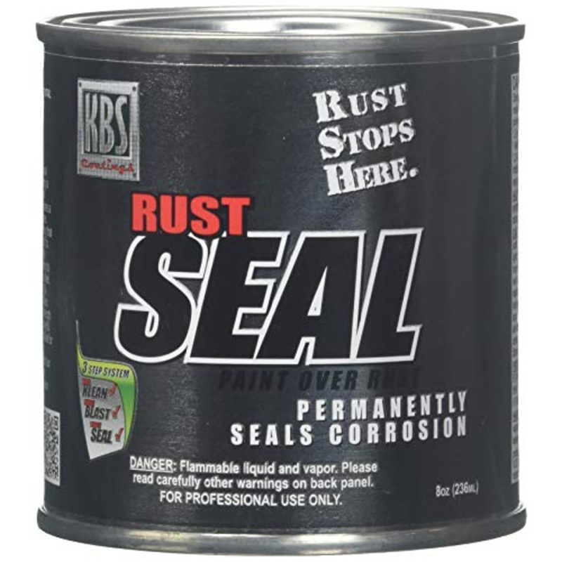 KBS Coatings 4202 Satin Black RustSeal - 8 fl. oz.