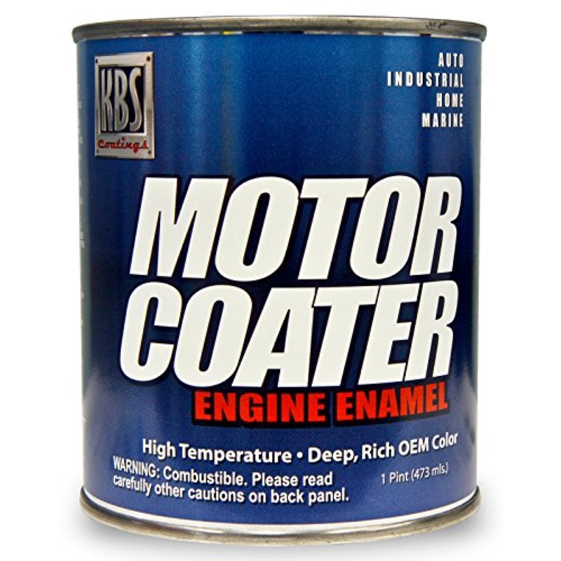 KBS Coatings 60305 T-Bird Red Motor Coater Engine Paint - 1 Pint