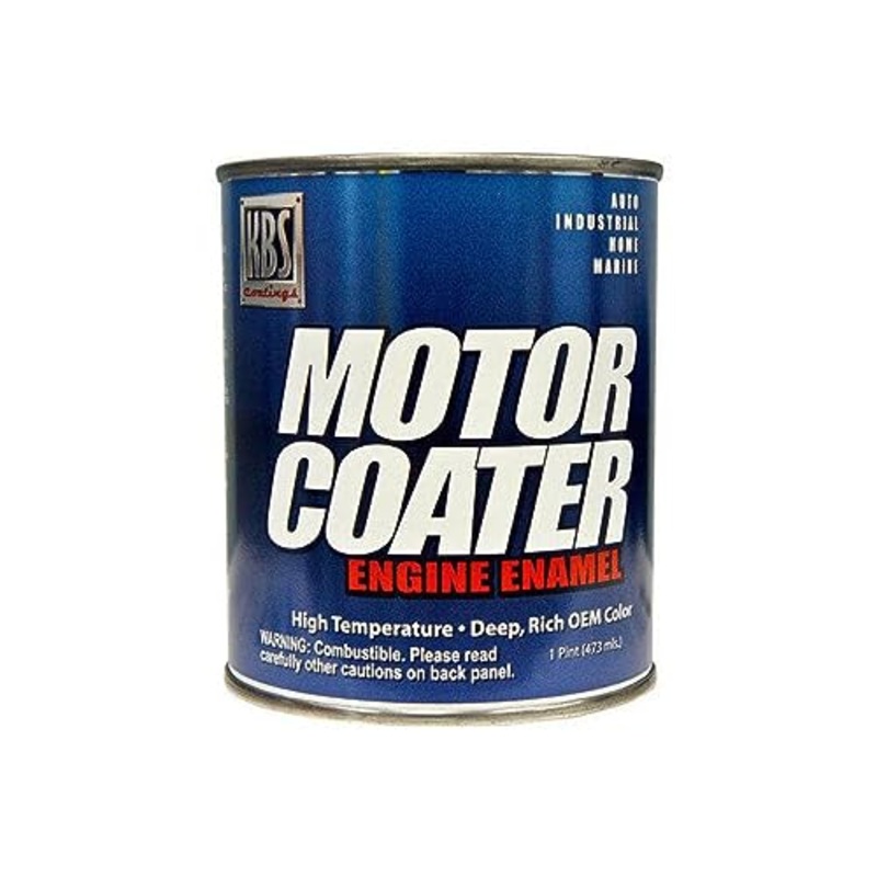 KBS Coatings 60319 Chevrolet Blue Motor Coater Engine Paint - 1 Pint
