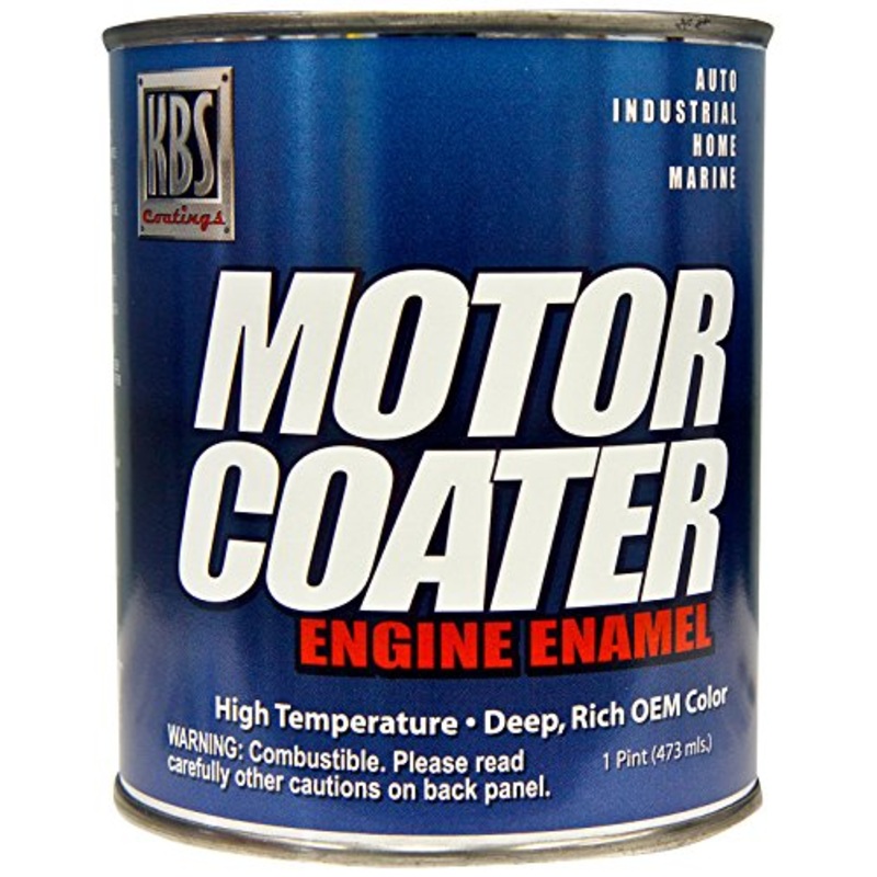 KBS Coatings 60330 64-67 Rampart Red Motor Coater Engine Paint - 1 Pint