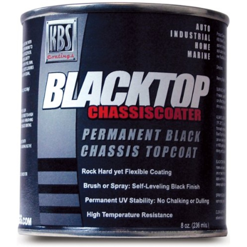 KBS Coatings 8201 Gloss Black BlackTop Chassis Paint - 8 fl. oz.