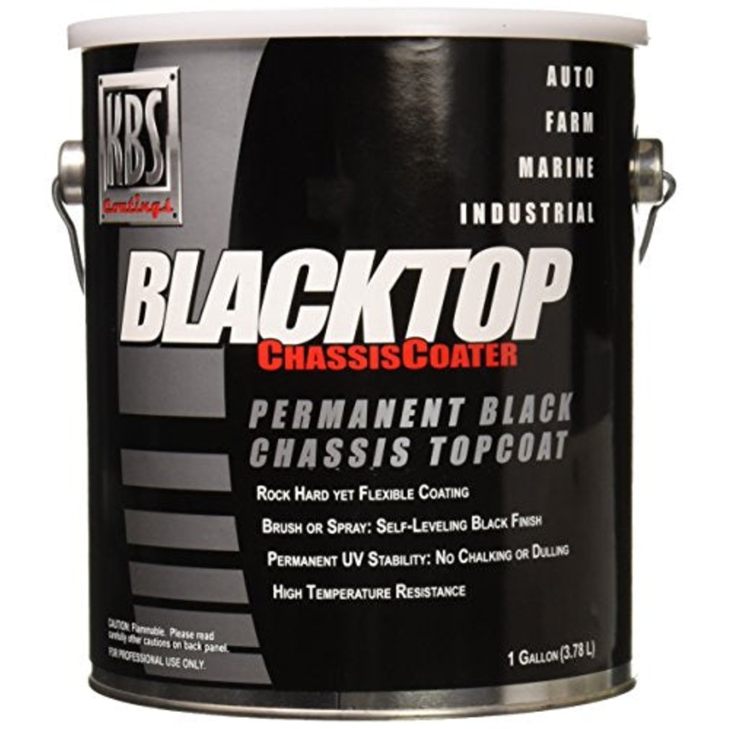 KBS Coatings 8501 Gloss Black BlackTop Chassis Paint - 1 Gallon