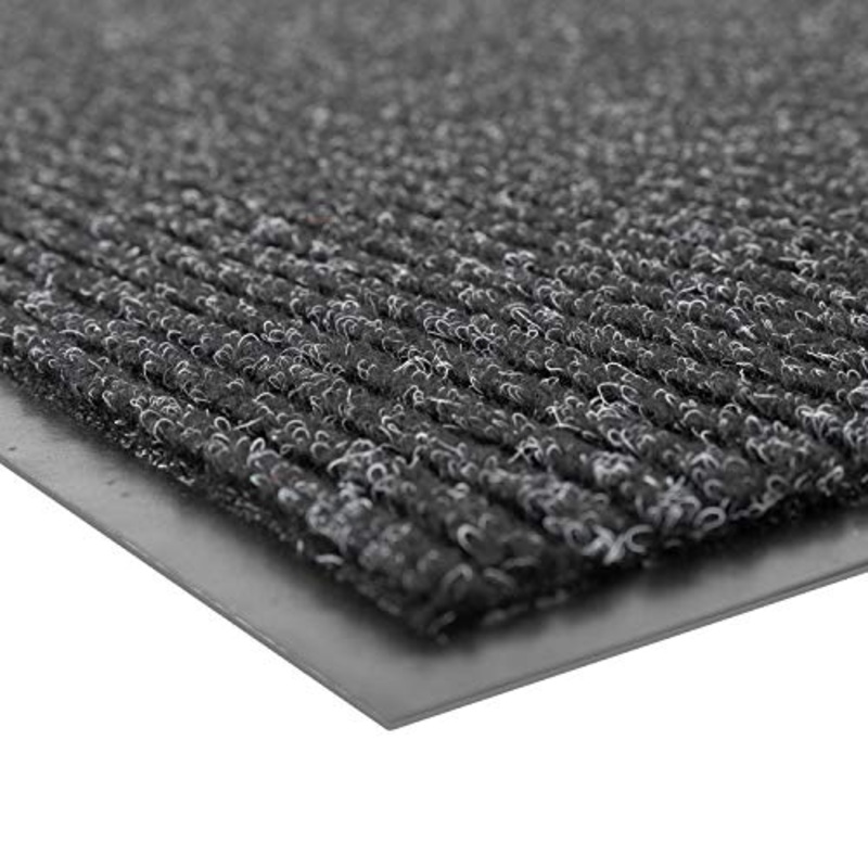 Notrax 109 Brush Step Carpeted Indoor/Outdoor Entrance Mat for Home or Office, 2' x 3', Absorbent Slip Resistant Heavy Duty Entry Mat, Brown, 109S0023BR