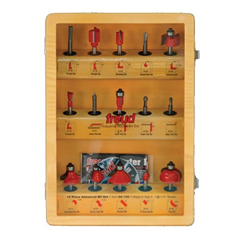 [ USED ] Freud 90-100: 15 Piece Advanced Bit Set