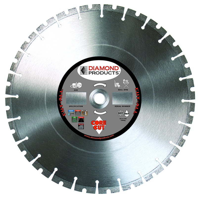 18X125X1 CUT-ALL M16 DRY SEGMENTED HIGH SPEED BLADE