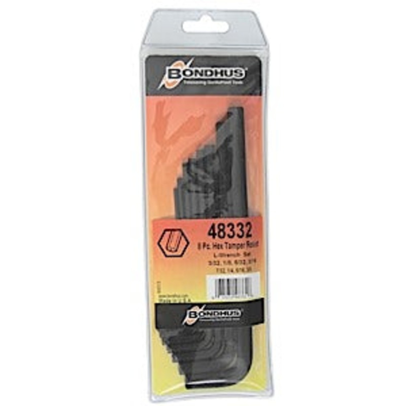 Bondhus 6-Piece Tamper Resistant Hex L-Wrenches