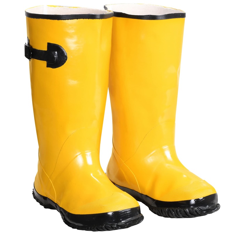 Custom Leathercraft | R20015 | CLC Custom Leathercraft Climate Gear R200 Over The Sock Black PVC Rain Boot Size 15