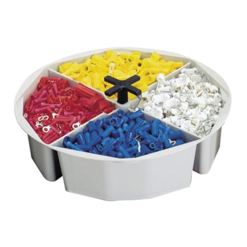 Custom Leathercraft1152 Full-Round Bucket Tray, 2.5 in. High