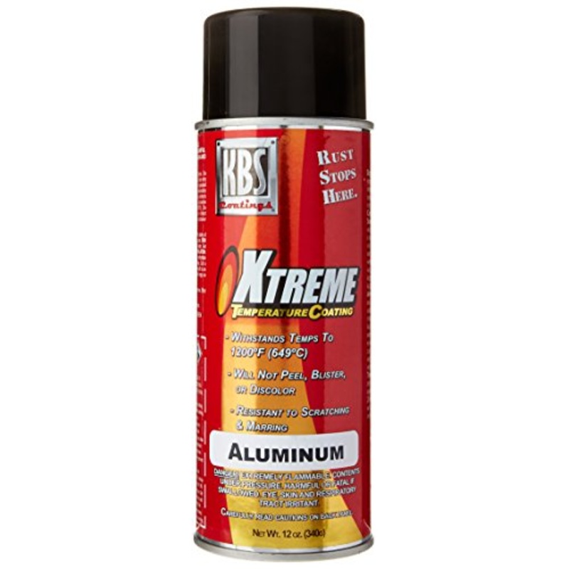 KBS Coatings 65103 Aluminum Xtreme Temperature Coating - 12 fl. oz.
