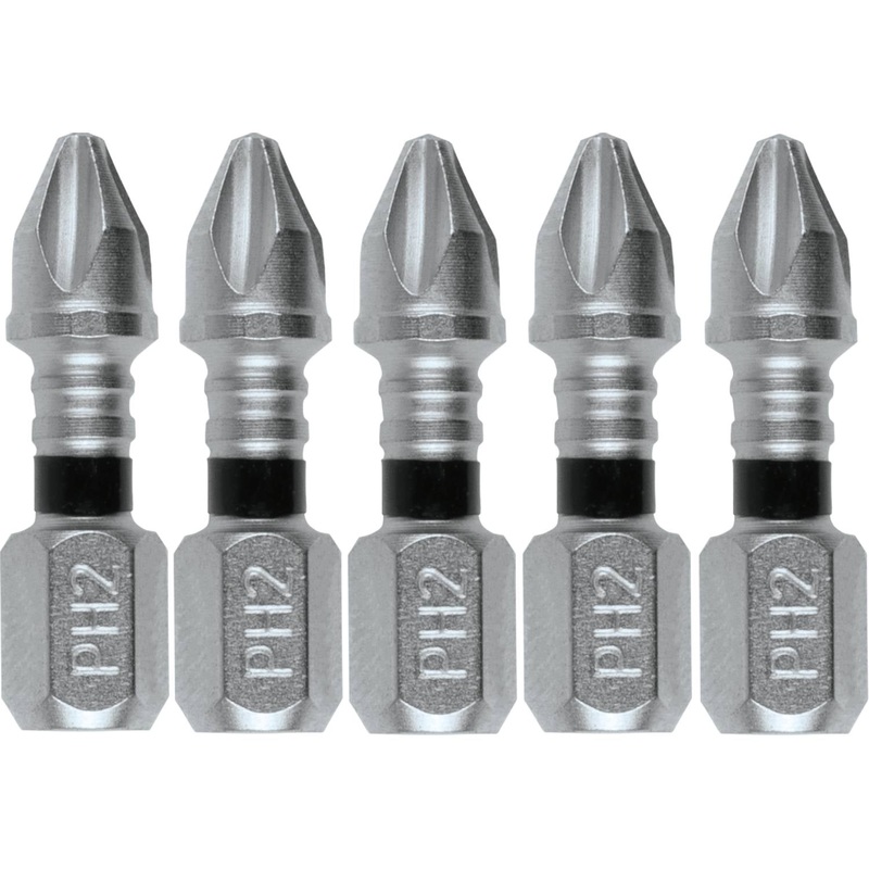 Makita E-00555 - Impact XPS #2 Phillips 1" Insert Bit, 5/pk