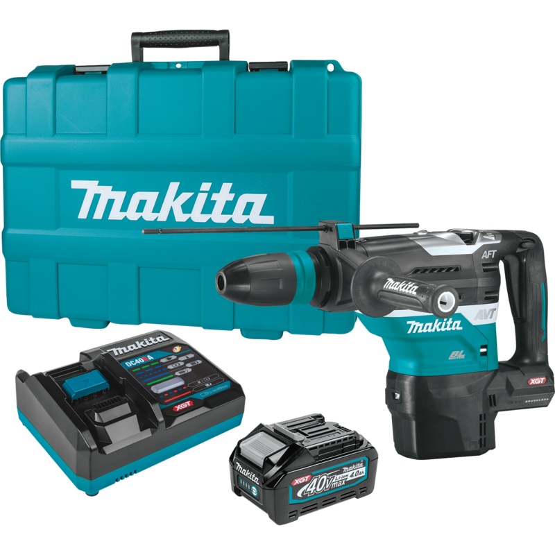 Makita (GRH05M1) 40V Max XGT Brushless 19/16 In. SDSMAX AVT Rotary Hammer Kit