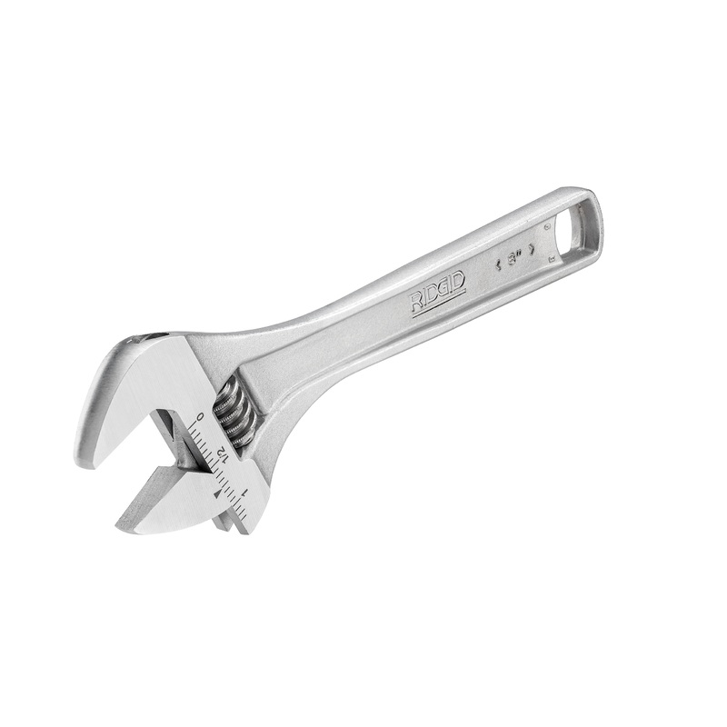 Model 758 8" Wide-Capacity Adjustable Wrench, WRENCH, 8" ADJUSTABLE