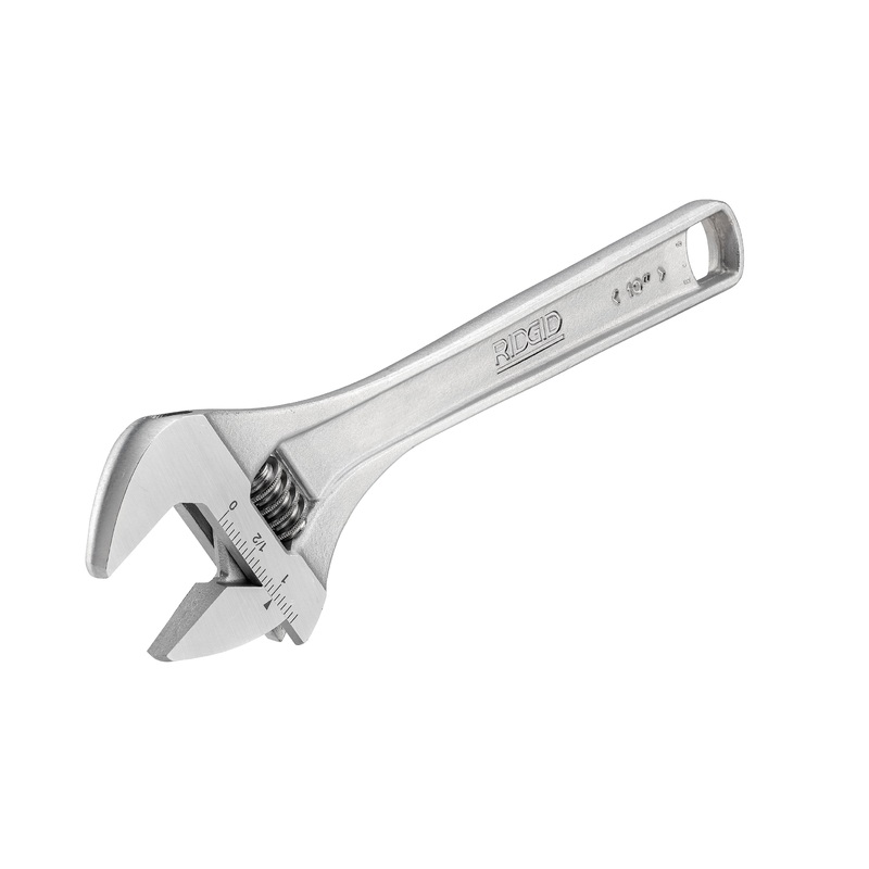 Model 760 10" Wide-Capacity Adjustable Wrench, WRENCH, 10" ADJUSTABLE