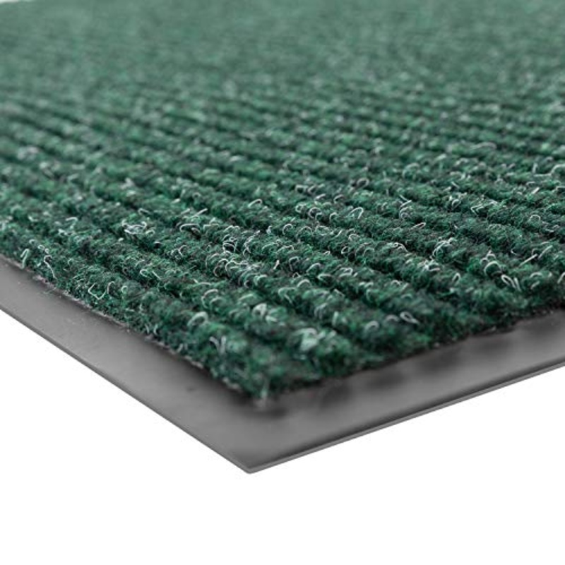 Notrax 109 Brush Step Carpeted Indoor/Outdoor Entrance Mat for Home or Office, 4' X 8', Absorbent Slip Resistant Heavy Duty Entry Mat, Brown, 109S0048BR
