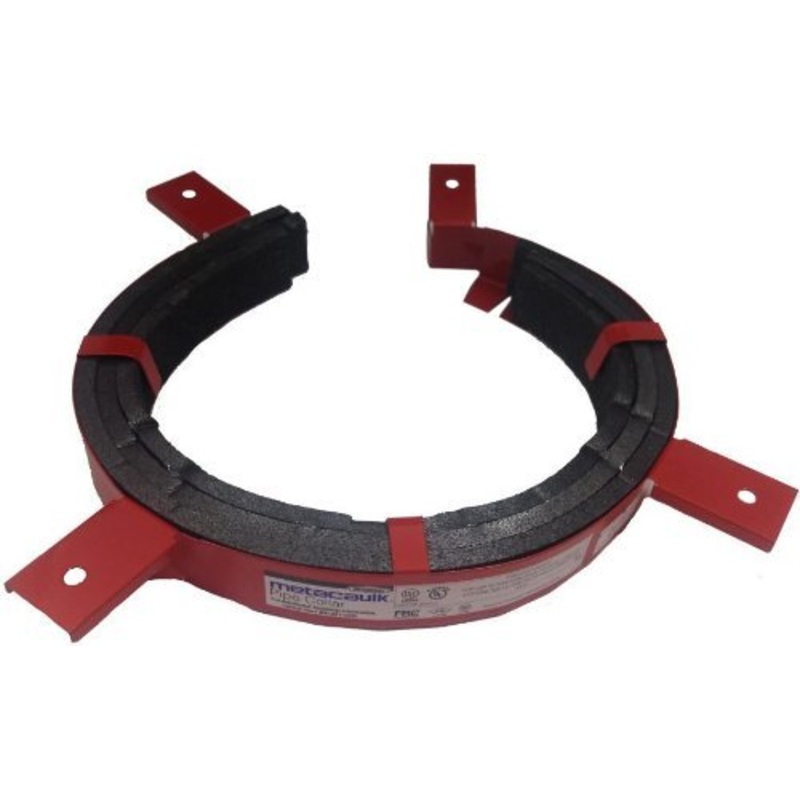 Rectorseal | CECOMINOD050955 | Rectorseal 66351 4-Inch Metacaulk Pipe Collar , Red