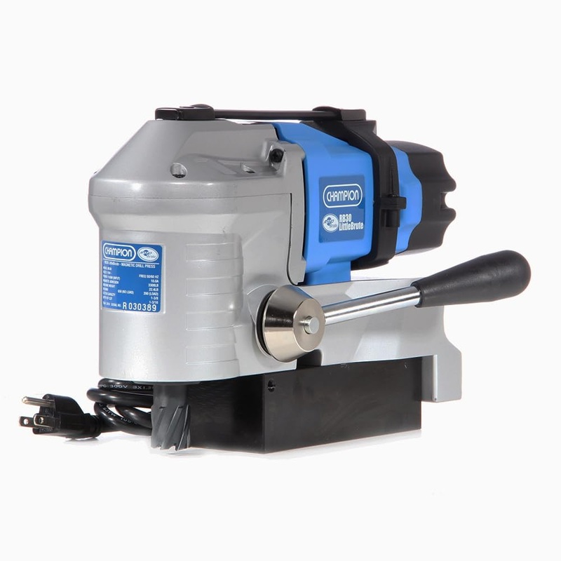 RotoBrute | RB30 | Champion Cutting Tool RotoBrute RB30 LittleBrute Low Profile, Lightweight, Portable Magnetic Drill Press: Up to 1-3/8" Diameter, 1-3/16" Depth of Cut