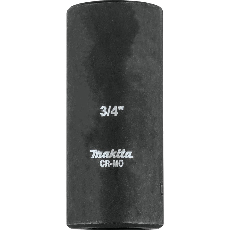 3/4" Deep Well Impact Socket, 3/8" Drive