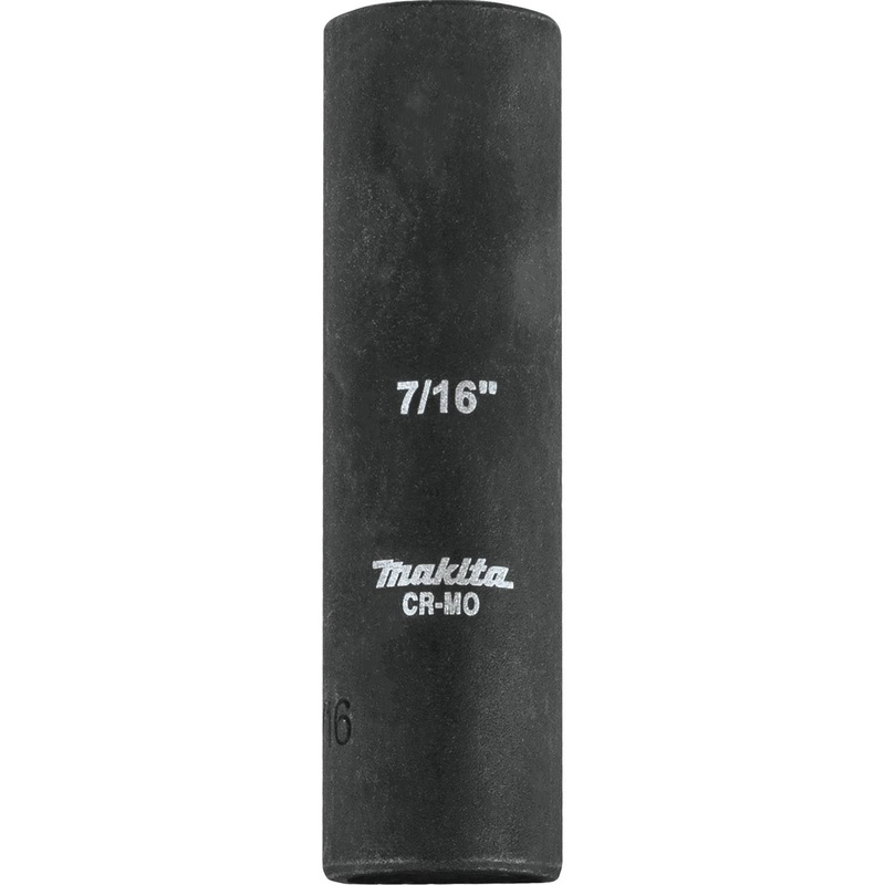 7/16" Deep Well Impact Socket, 3/8" Drive