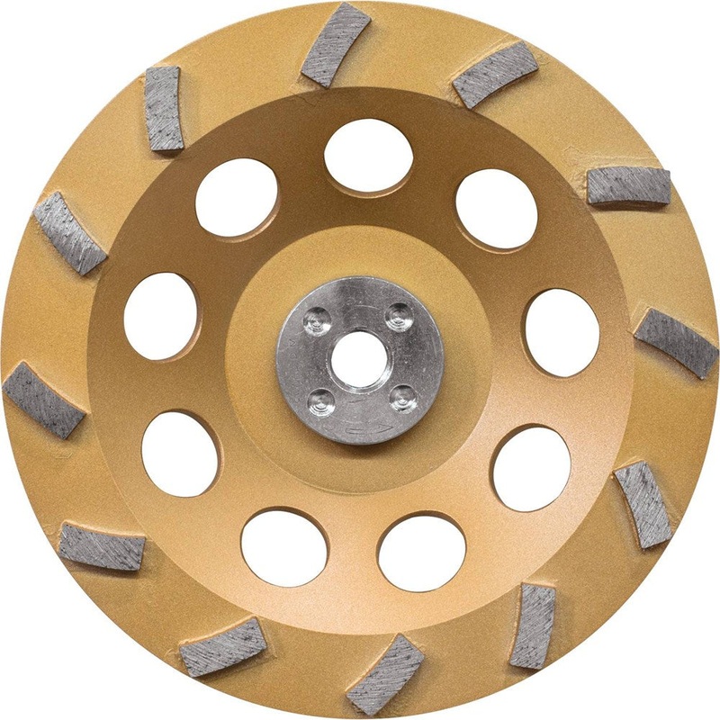 7 in. Turbo 12 Segment Diamond Cup Wheel, Anti-Vibration
