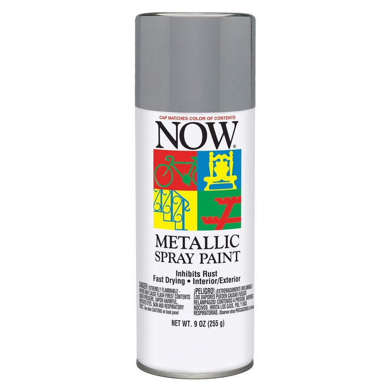 9 oz Krylon 21201 Aluminum Now Enamel Spray Paint