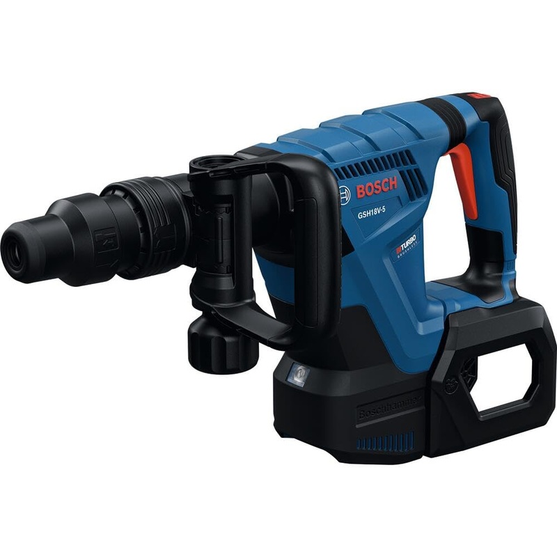 BOSCH GSH18V-5L SDS-max Demolition Hammer - Powerful, Lightweight, and Versatile for Chiseling Applications with Vibration Control