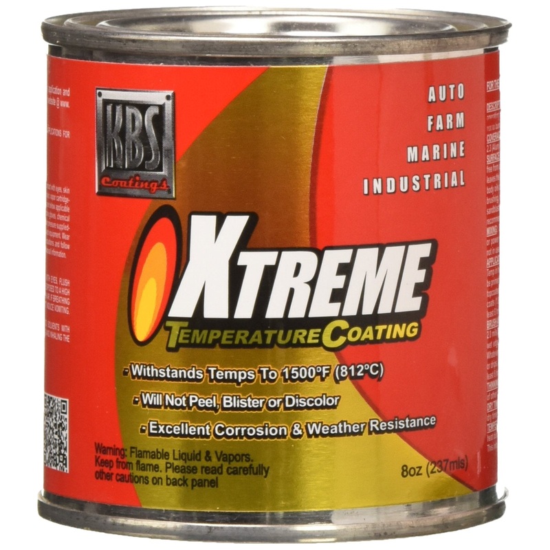 KBS Coatings 65210 Flame Blue Xtreme Temperature Coating - 8 fl. oz.