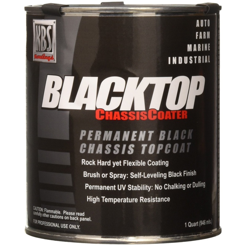 KBS Coatings | 8401 | KBS Coatings 8401 Gloss Black BlackTop Chassis Paint - 1 Quart