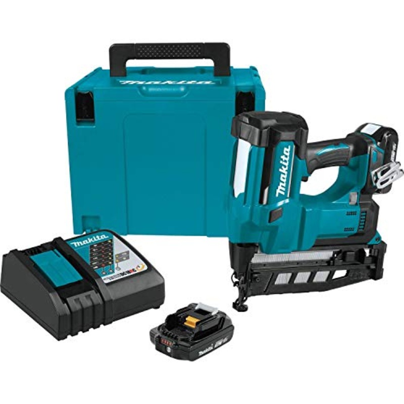 Makita (XNB02RJ) 18V LXT 2-1/2" 16-Gauge Straight Finish Nailer Kit