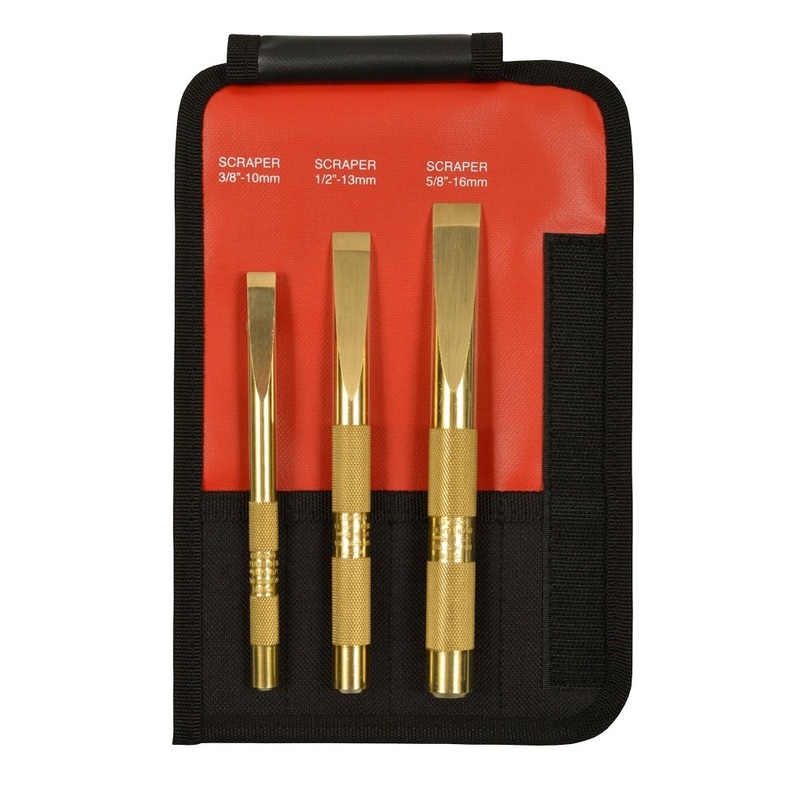 Mayhew 3 PC Brass Scraper Set