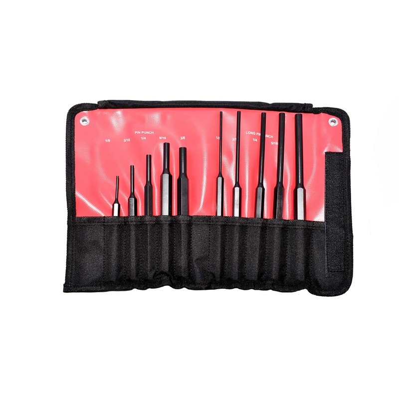 Mayhew Pro 61511 Pin Punch Set, 10-Piece