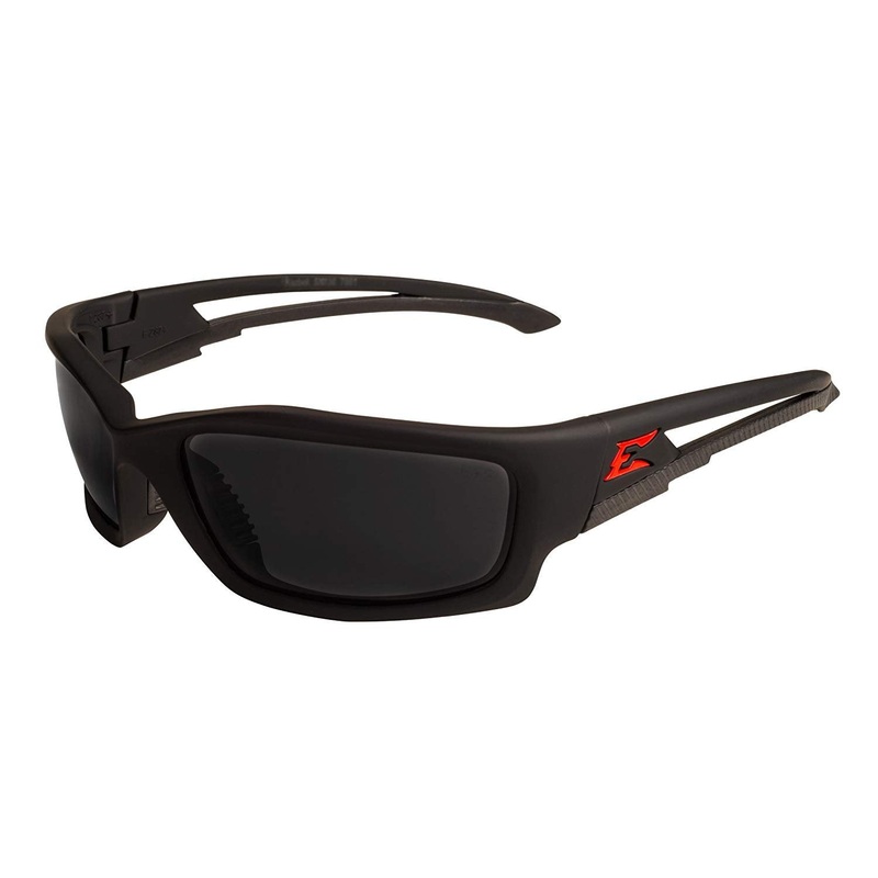 Safety Glasses, Smoke Lens Color, Black