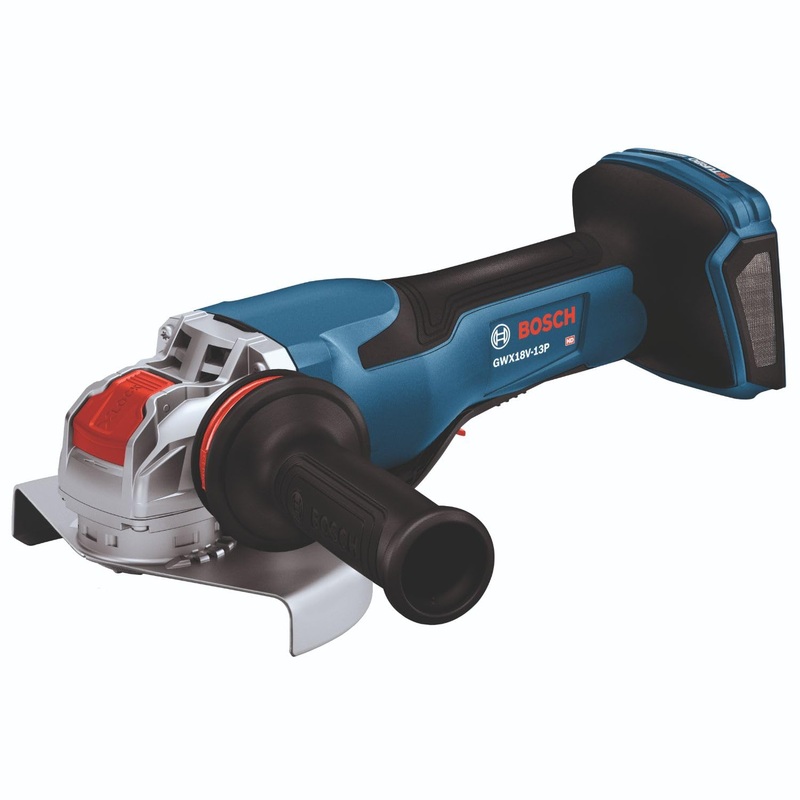 BOSCH GWX18V-13PN PROFACTOR 18V X-LOCK 5  6 In. Angle Grinder with Paddle Switch, Tool-free Disc Swap (Bare Tool)