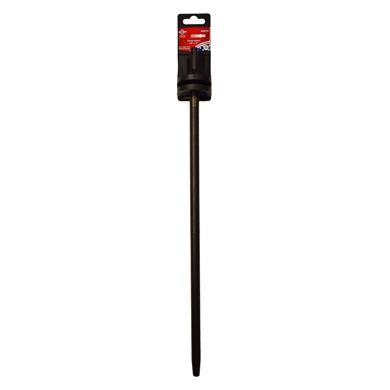 Mayhew Tools 32011HT Pneumatic Taper Punch, 3/8" x 18" Hang Tag, Black Oxide Finish