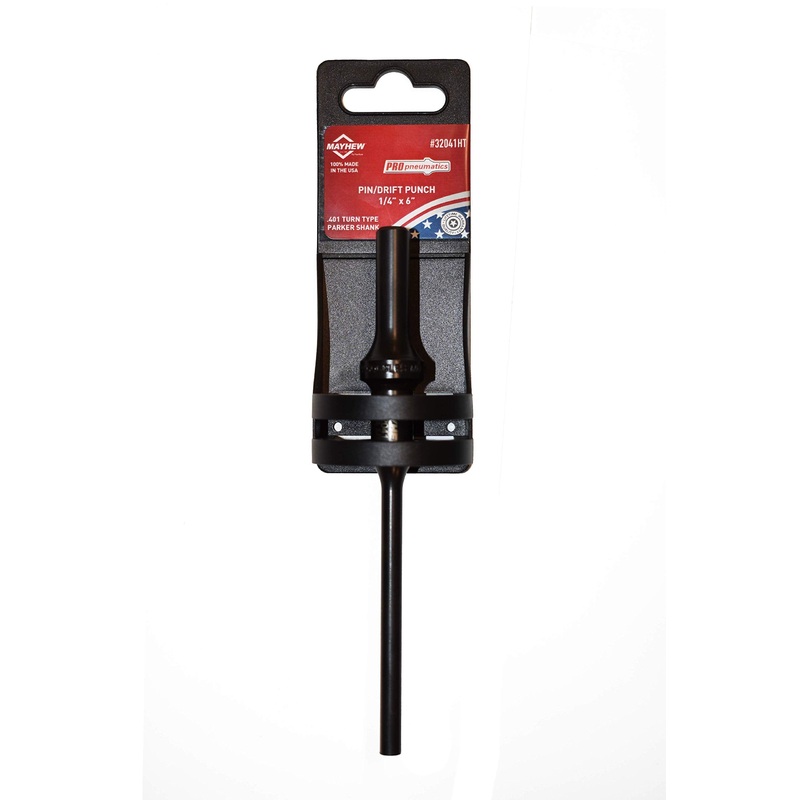 Mayhew Tools 32041HT Pneumatic Drift Punch, 1/4" x 6", Hang Tag