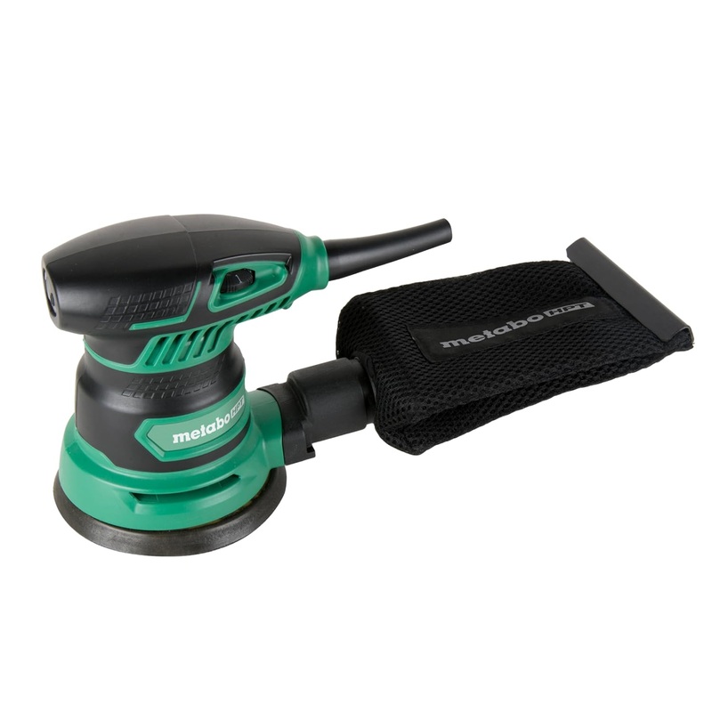 Metabo HPT 5-Inch Random Orbit Finishing Sander, Variable Speed, Palm-Style Comfort Grip, 230W 2.8 Amp Motor, 9,000-13,000 RPM, Dust Collection Hose Connector, Compact and Lightweight Design, SV13YST
