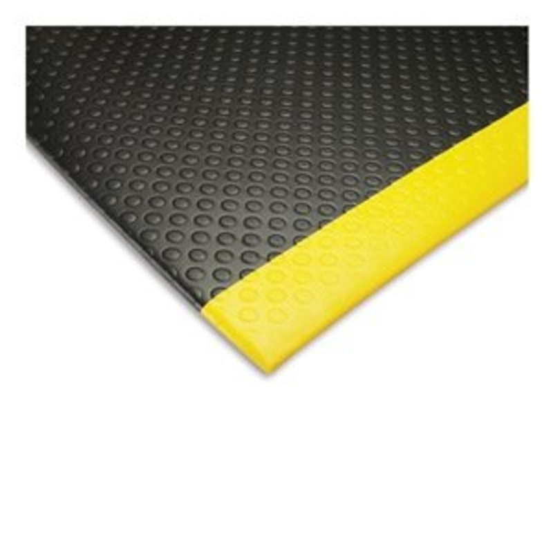 Notrax 417 Bubble Sof-Tred with Dyna-Shield 3' x 60' x 1/2" Anti Fatigue Mat, Slip Resistant Bubble Textured Surface, Ideal for Industrial and Commercial Workplaces, Black, 417R0036BL Black 3' x 60' x 1/2" Bubble Textured Surface