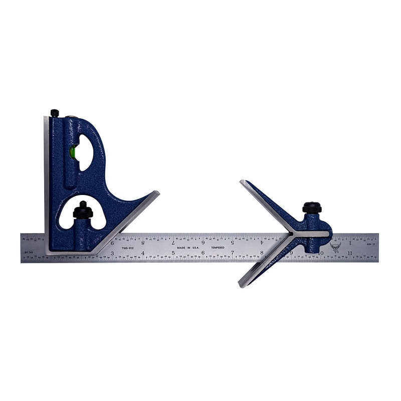 PEC Tools 7122-012 12 Cast Iron 3-Piece Combination Square