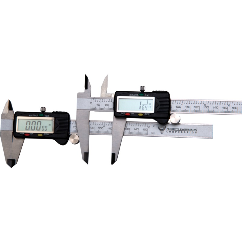 PEC Tools 8000-012 12 in/mm Extra Large Display Electronic Caliper