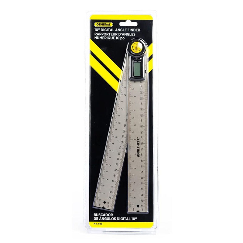 General Tools 823 Angle-Izer Digital Angle Finder, 10 In.