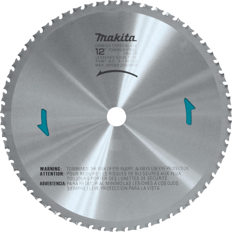 Makita A-90722 12" 60T CarbideTipped Saw Blade, Ferrous Metal